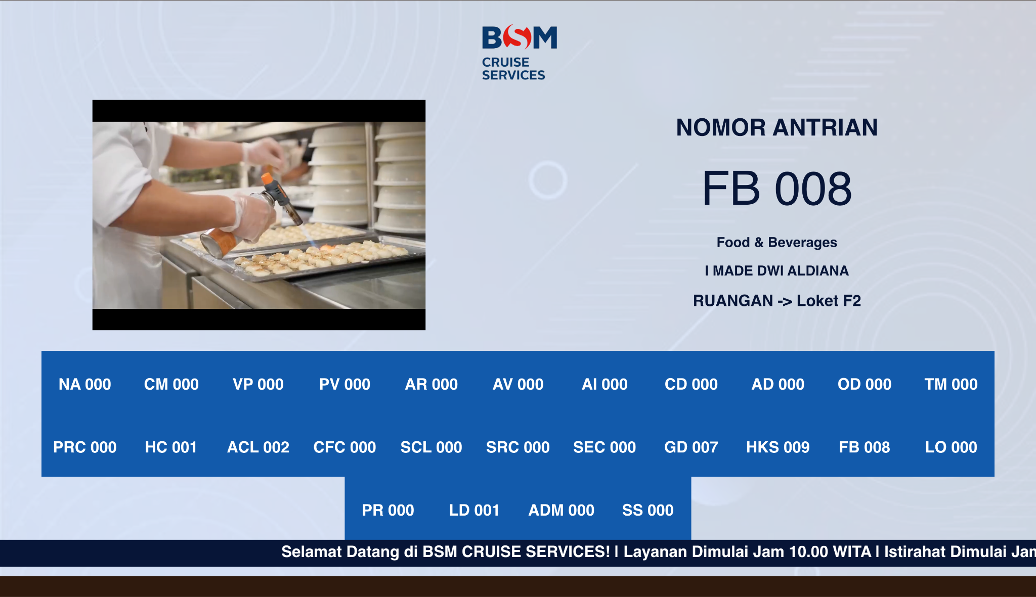BSM Queue Management System - Bali Hub
